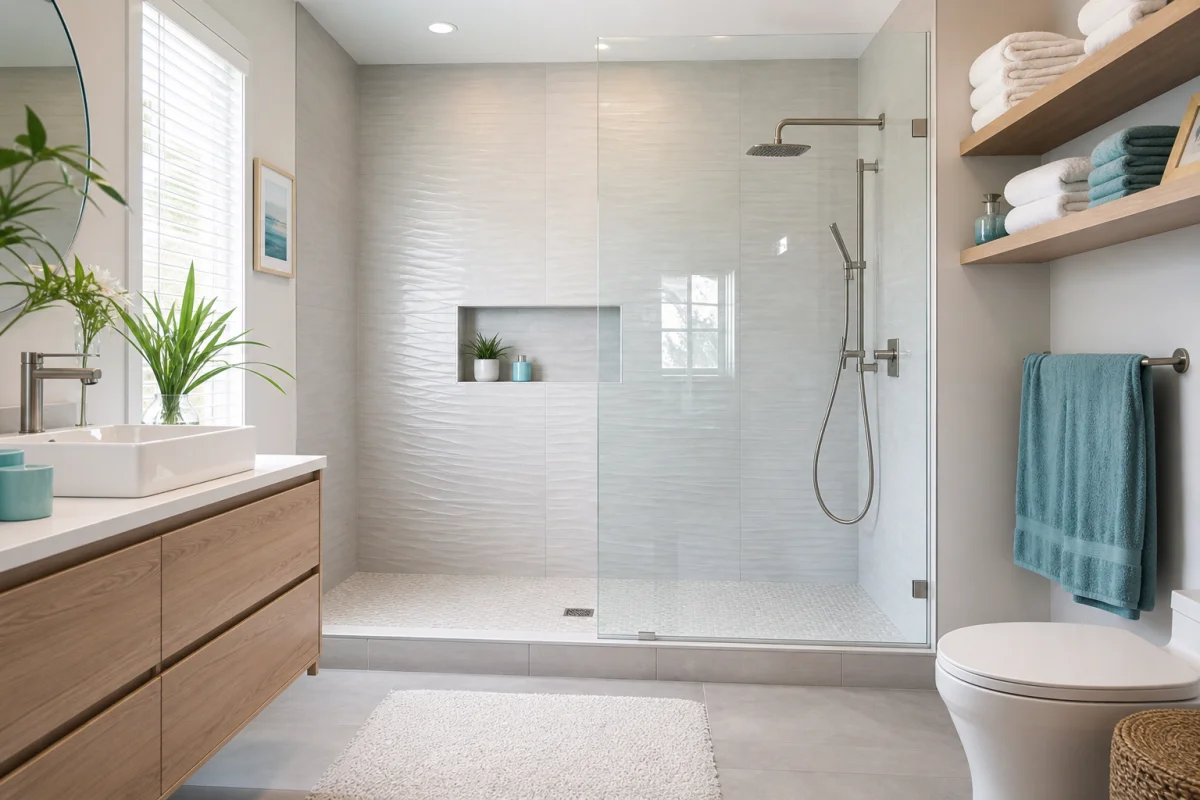 transformer baignoire en douche