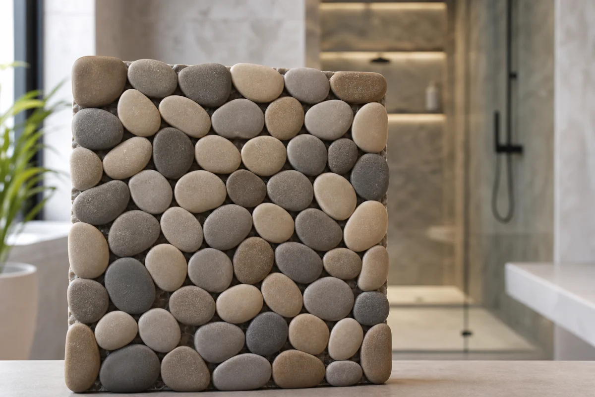 galet pour douche italienne