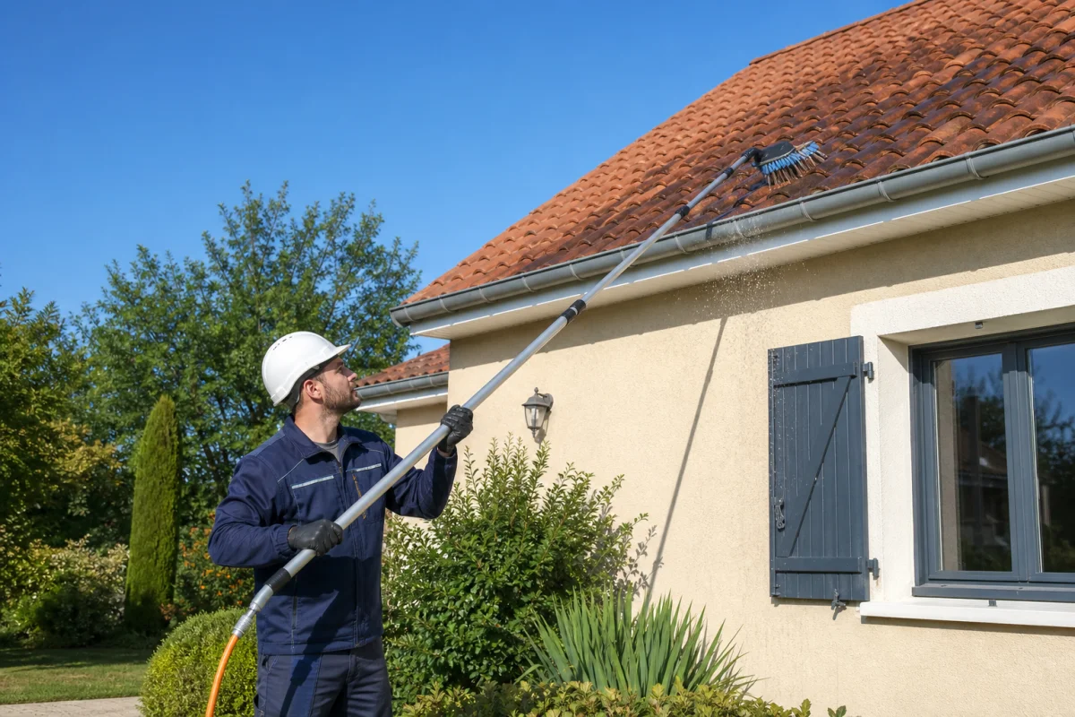 Comment nettoyer le toit efficacement et sans l’abîmer