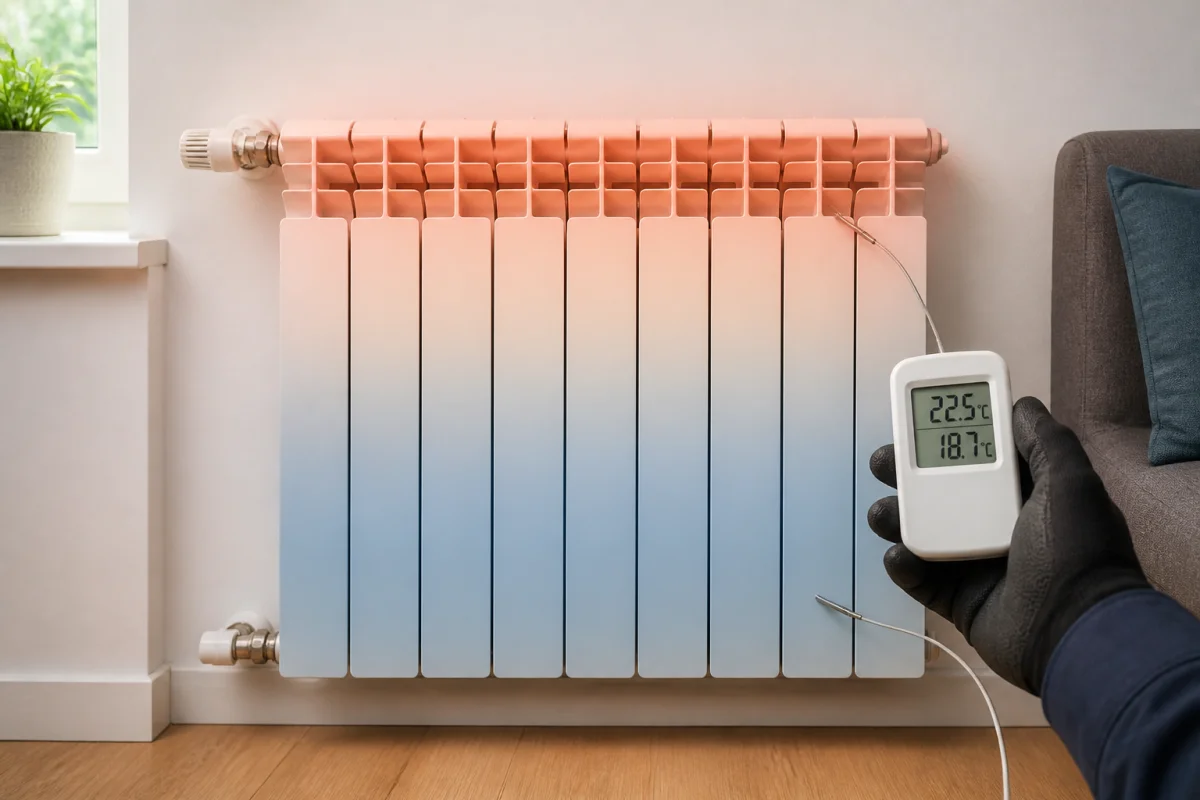 que faire quand le bas du radiateur est froid