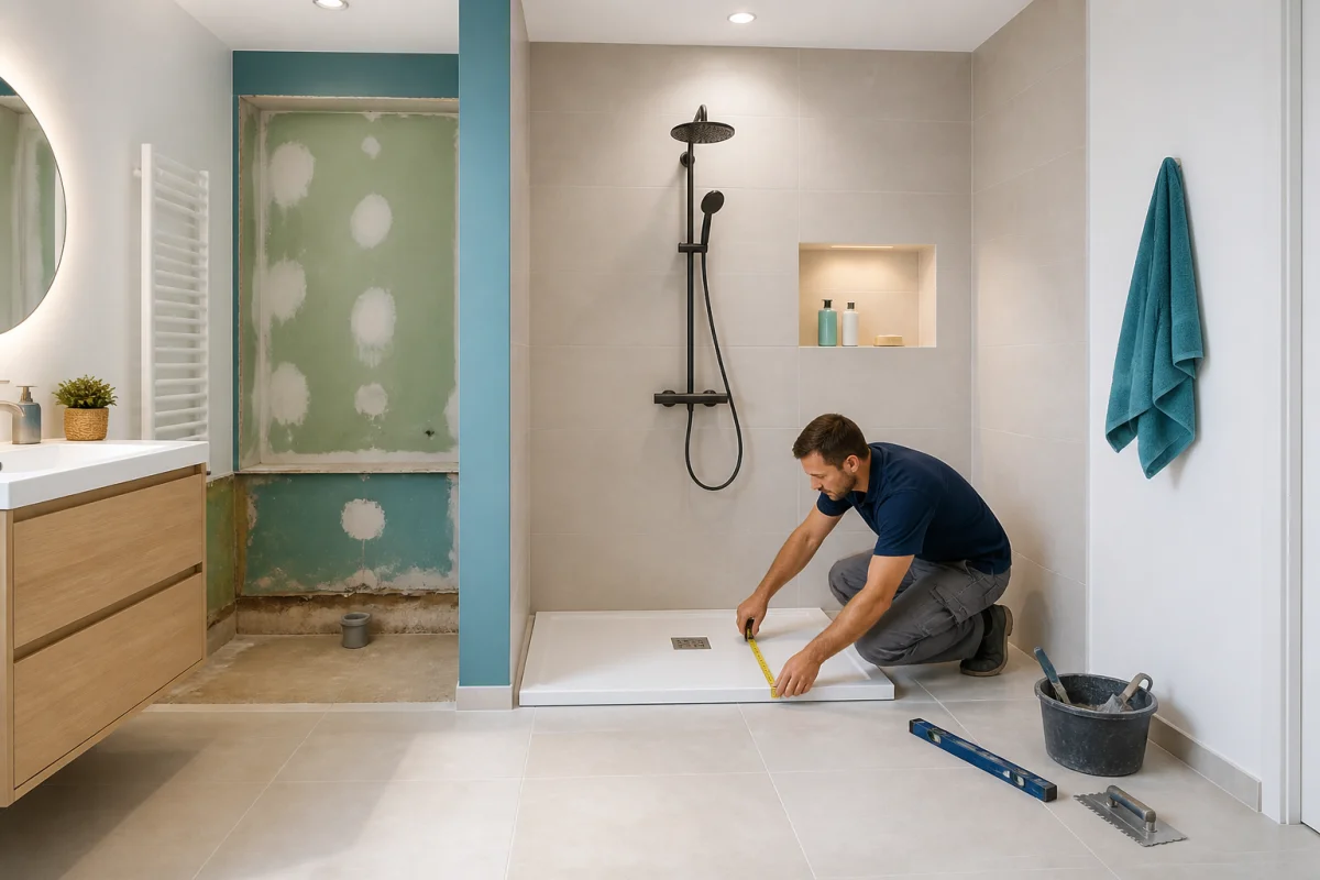 prix dépose baignoire et pose douche