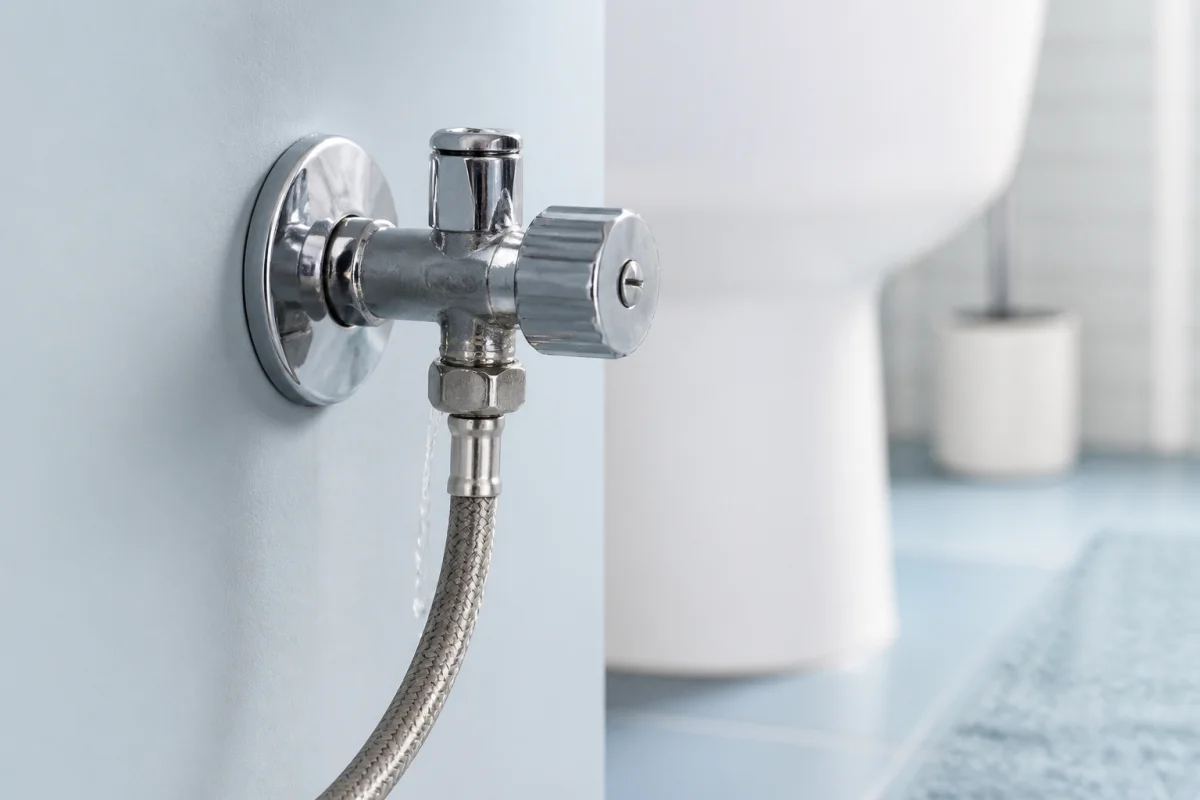 robinet toilette fermé mais coule toujours