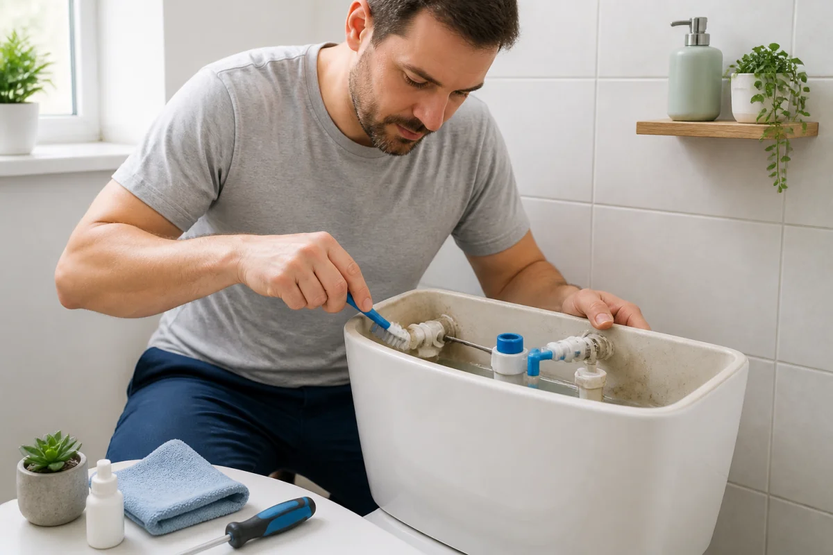 robinet toilette fermé mais coule toujours