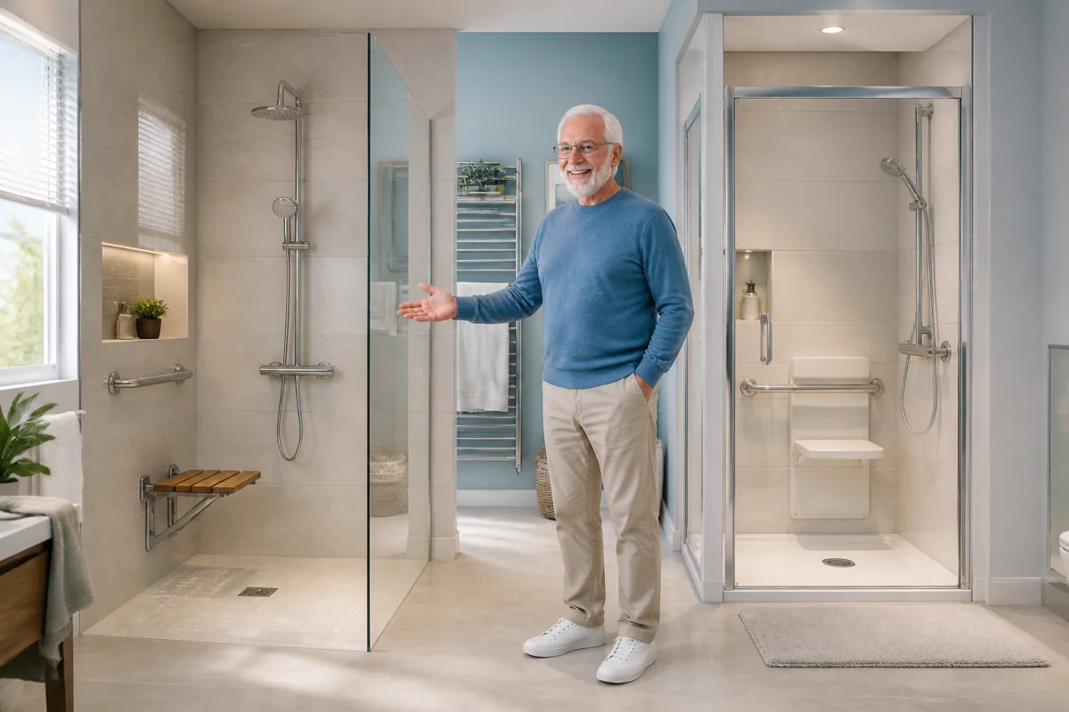 remplacement baignoire par douche senior prix