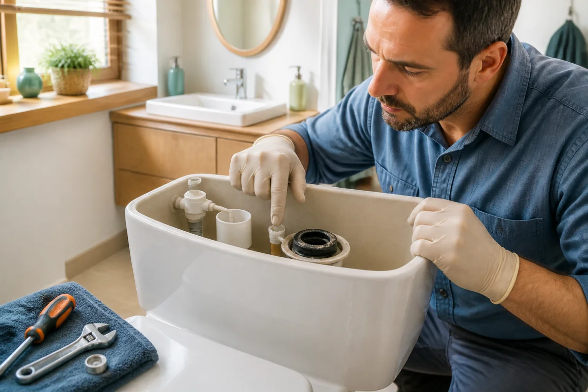fuite d'eau wc qui doit payer