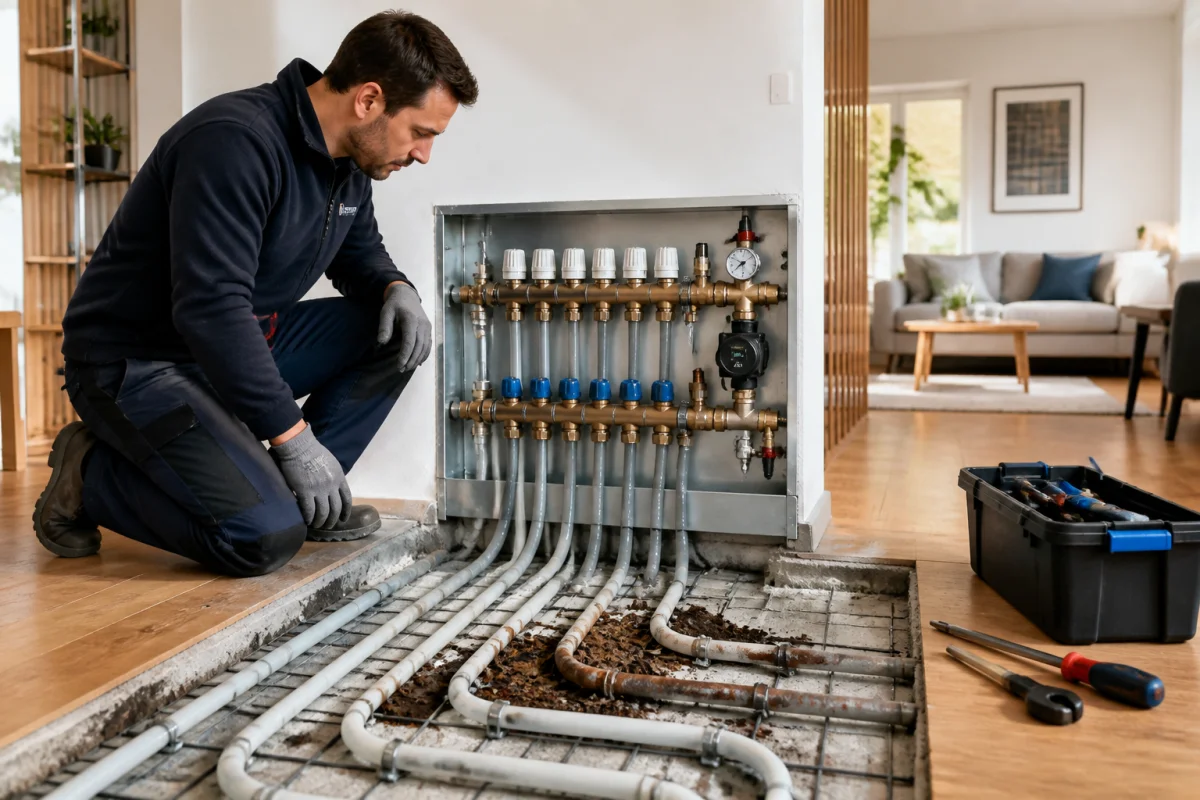 Entretien du chauffage au sol pour garder une installation performante